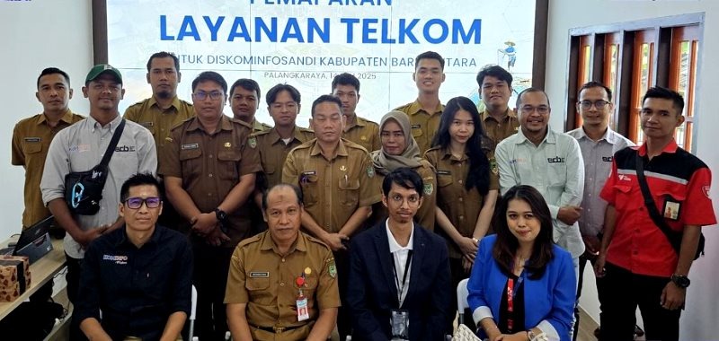 Perkuat Infrastruktur Digital, Diskominfosandi Barut Terima Kunjungan Tim Teknis Telkom Regional Kalsel-Teng