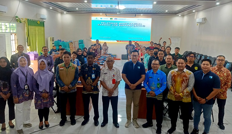 Dinkes Barito Utara Gelar Pelatihan Basic Trauma and Cardiac Life Support