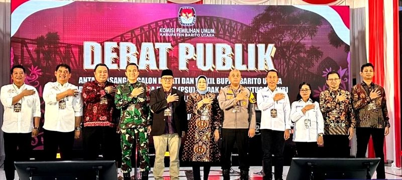 Pj Bupati Barut Apresiasi Pelaksanaan Debat Publik Calon Bupati dan Wakil Bupati dalam Tahapan PSU 2025