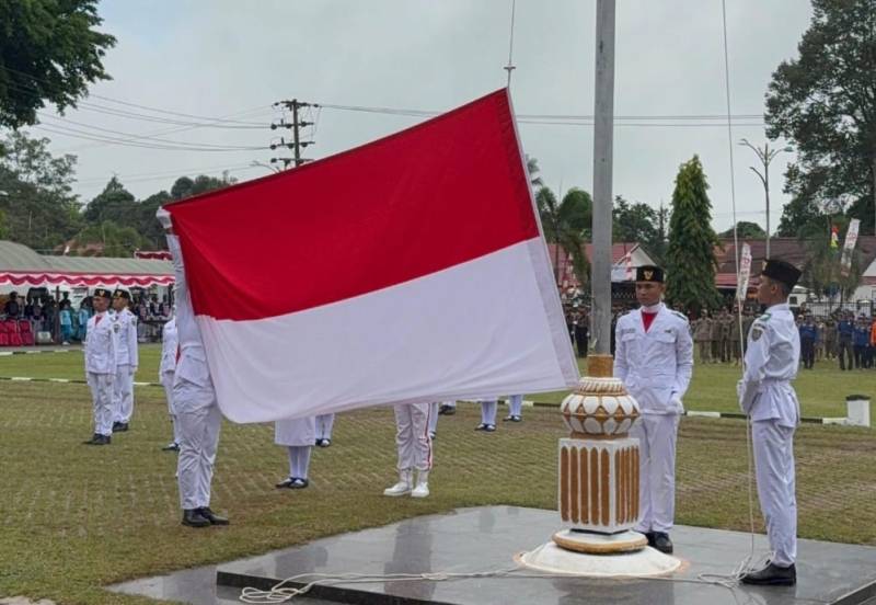 Barito Timur Gelar Upacara HUT ke-80 Kemerdekaan RI dengan Khidmat, Bupati M. Yamin Pimpin Langsung