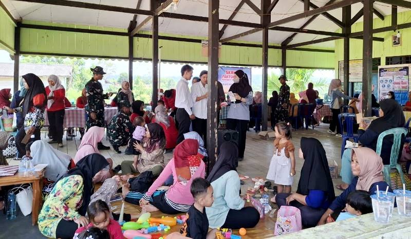 Satgas TMMD Ke 126 Dukung Peningkatan Kesehatan Lewat Pendampingan Posyandu dan Posbindu