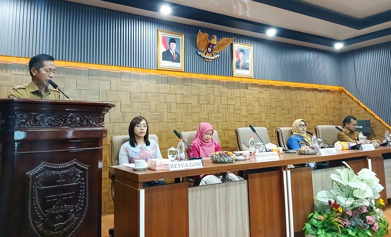 Sekda Barut Buka Rapat Koordinasi Gugus Tugas Kabupaten Layak Anak 2025