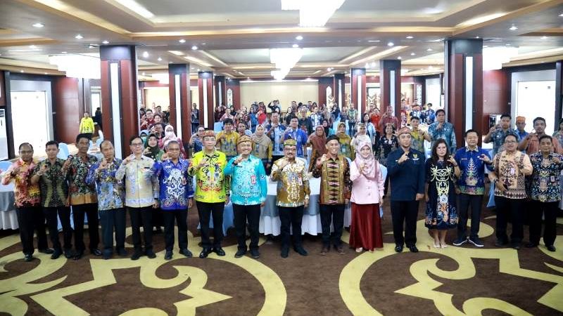 Dorong Penguatan Informasi Publik, Diskominfosandi Barut Hadiri Rakor PPID se Kalteng
