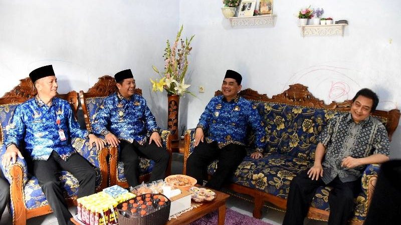 Kenang Masa Pengabdian di Lapangan, Bupati H Shalahuddin Kunjungi Purnatugas PUPR